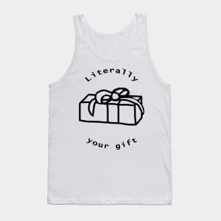 Your Gift Line Drawing for Christmas Tank Top